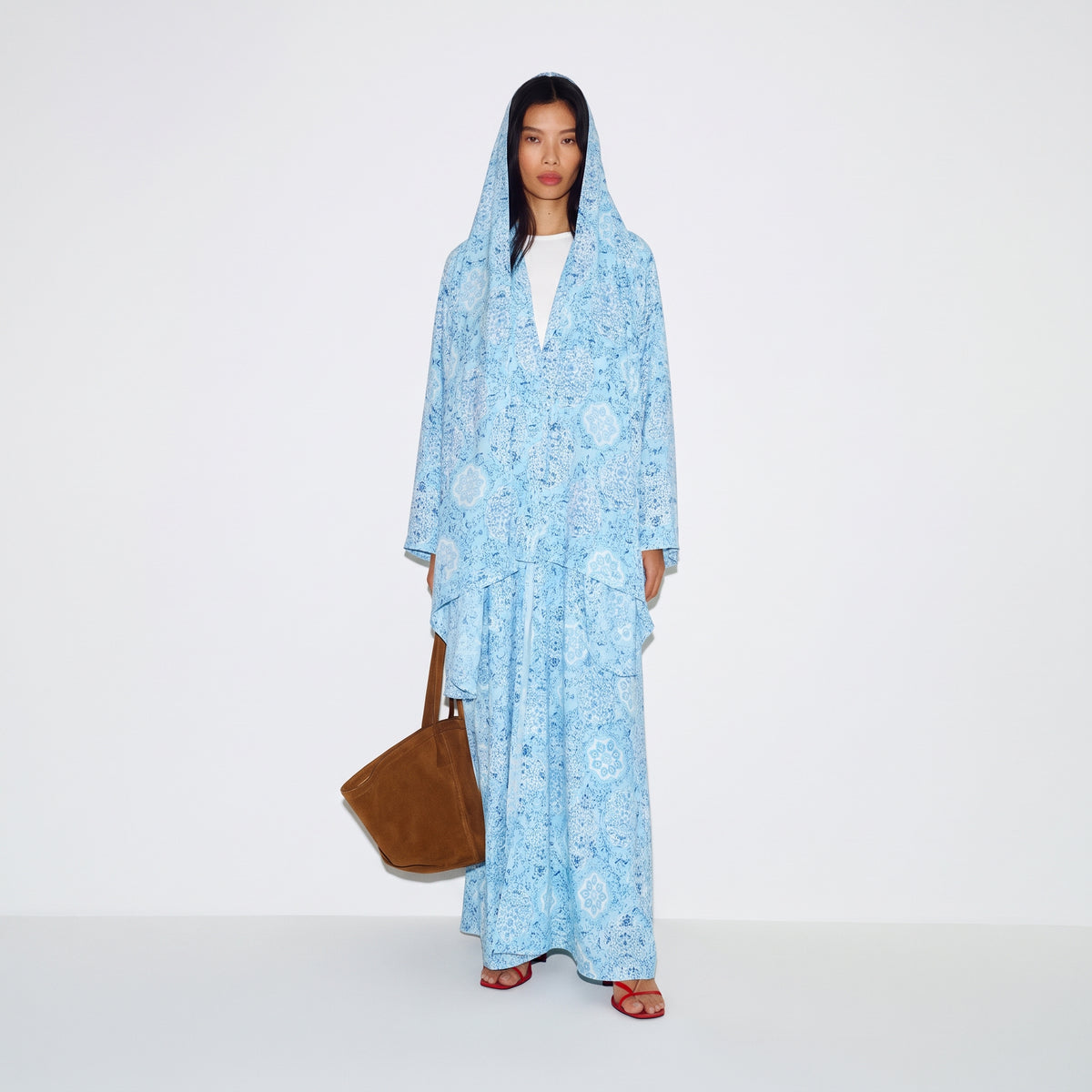 Powder Mosaic Abaya