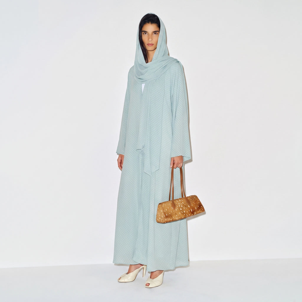Mint Dot Abaya