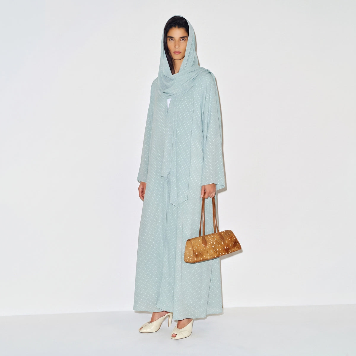 Mint Dot Abaya