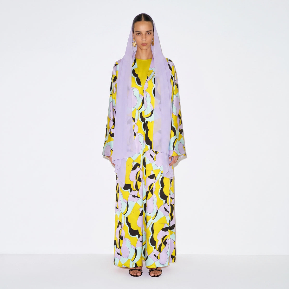 Lavender Pop Abaya
