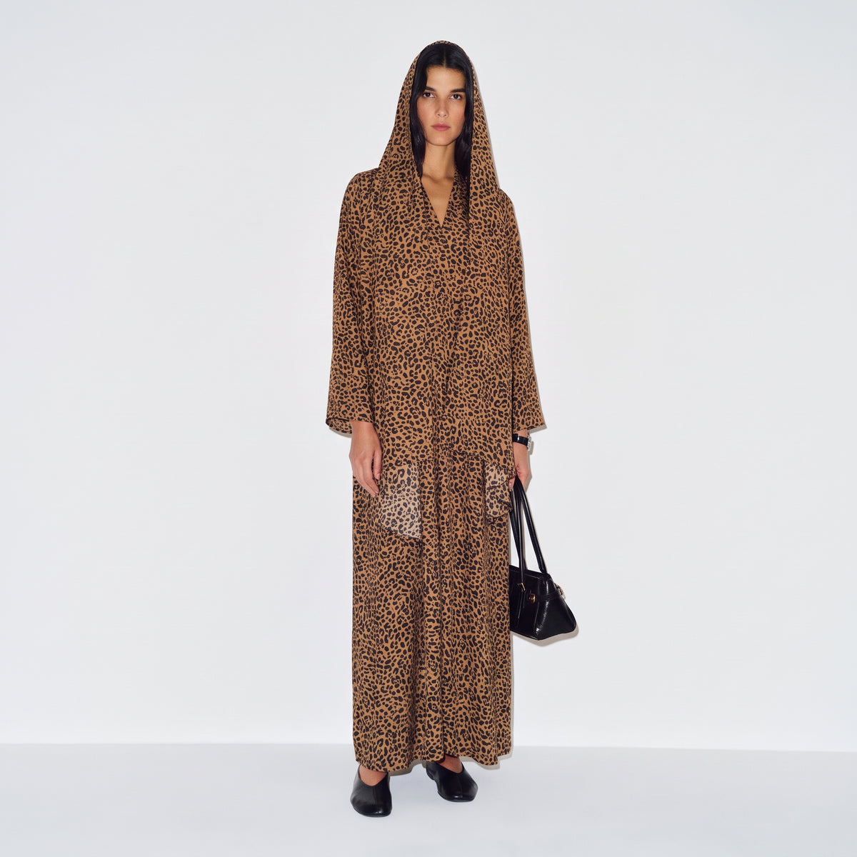 Caramel Leopard Abaya