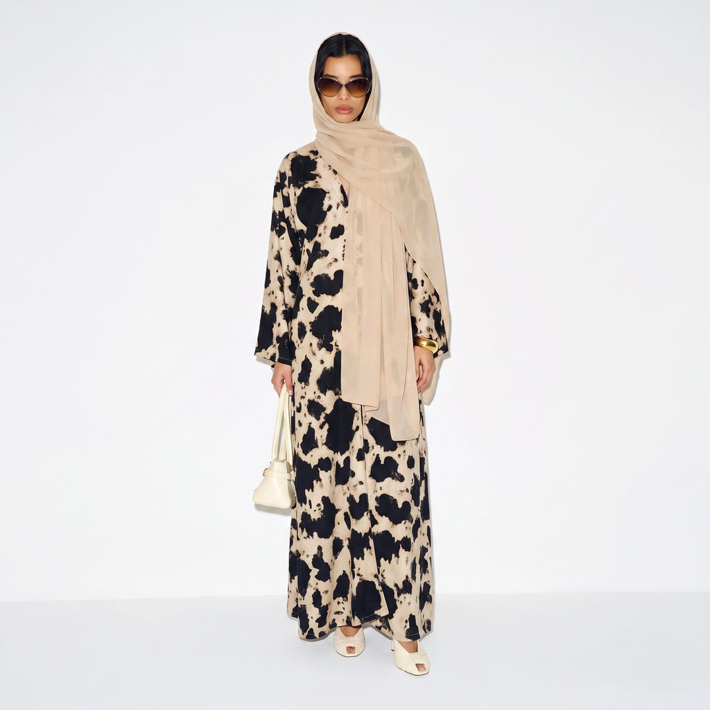 Cowhide Abaya