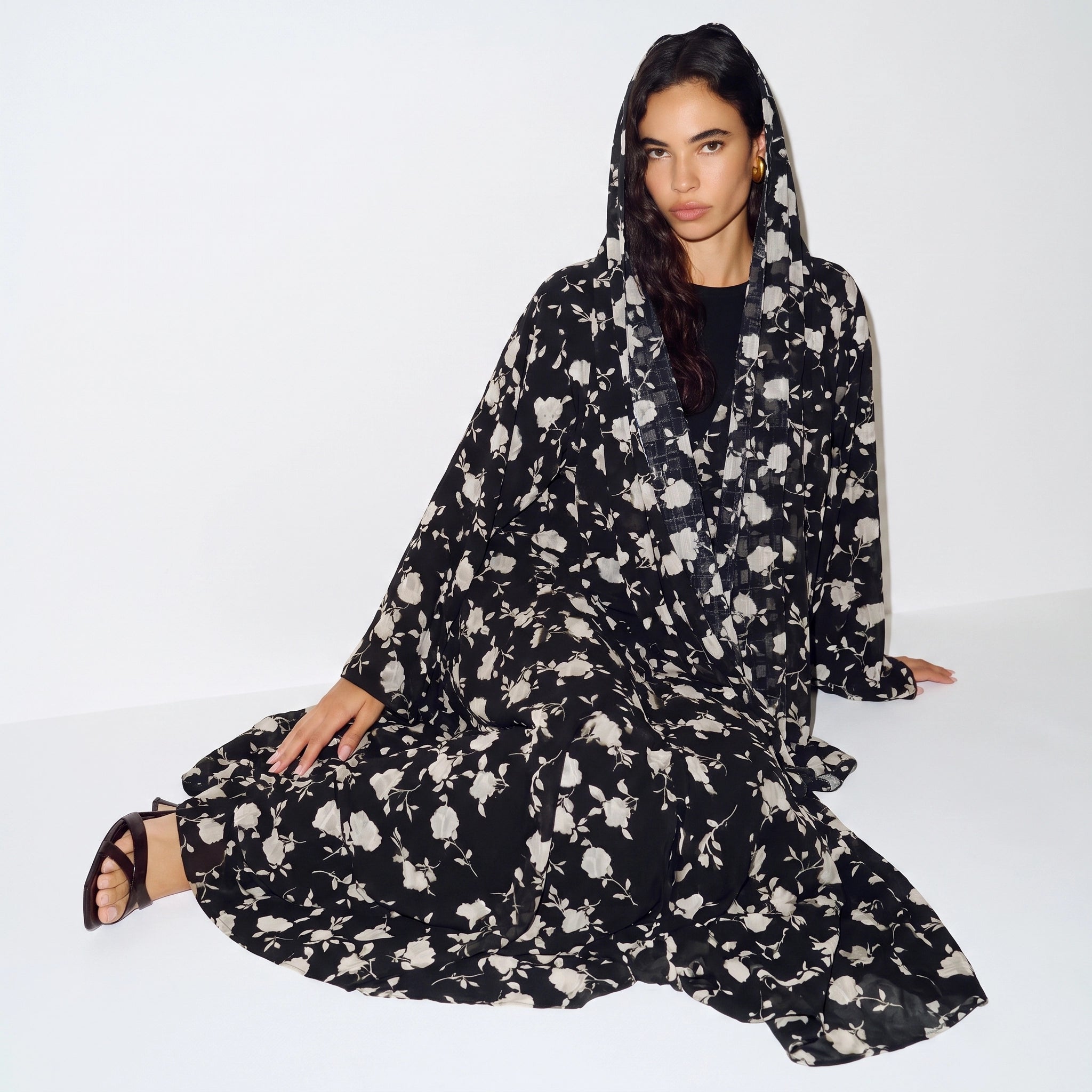 Sumi Ink Abaya