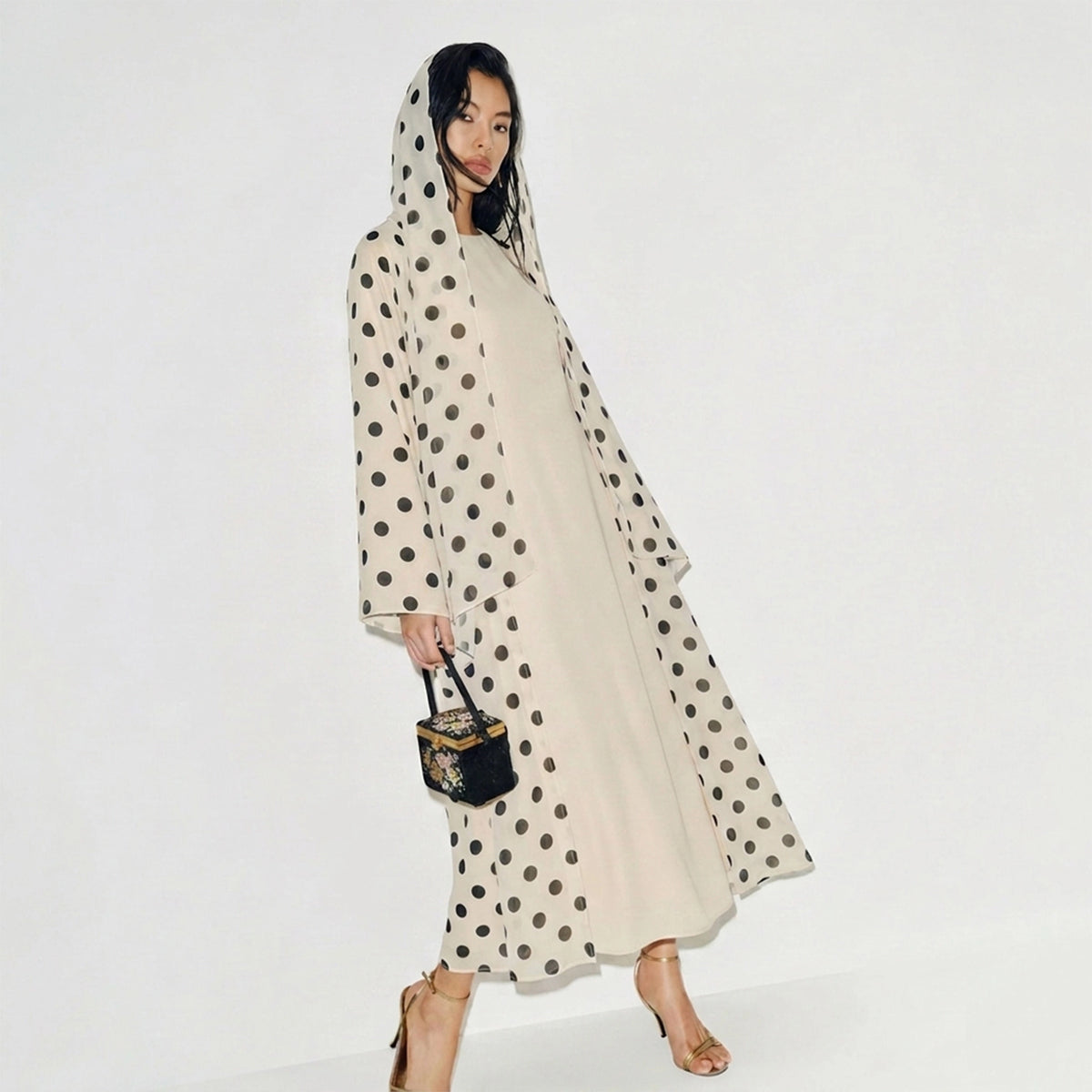 Polka Abaya