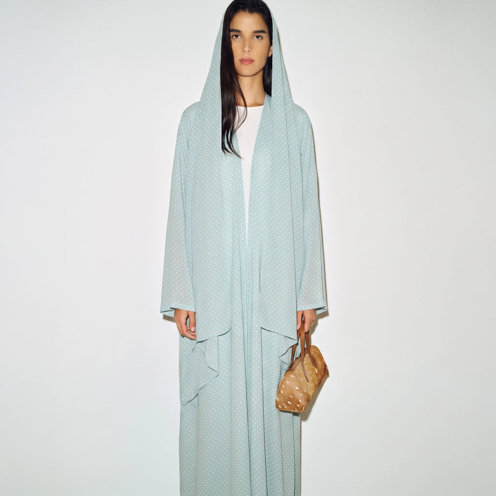 Mint Dot Abaya