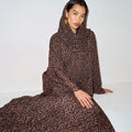 Mocha Leopard Abaya
