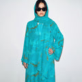 Gilded Turquoise Abaya