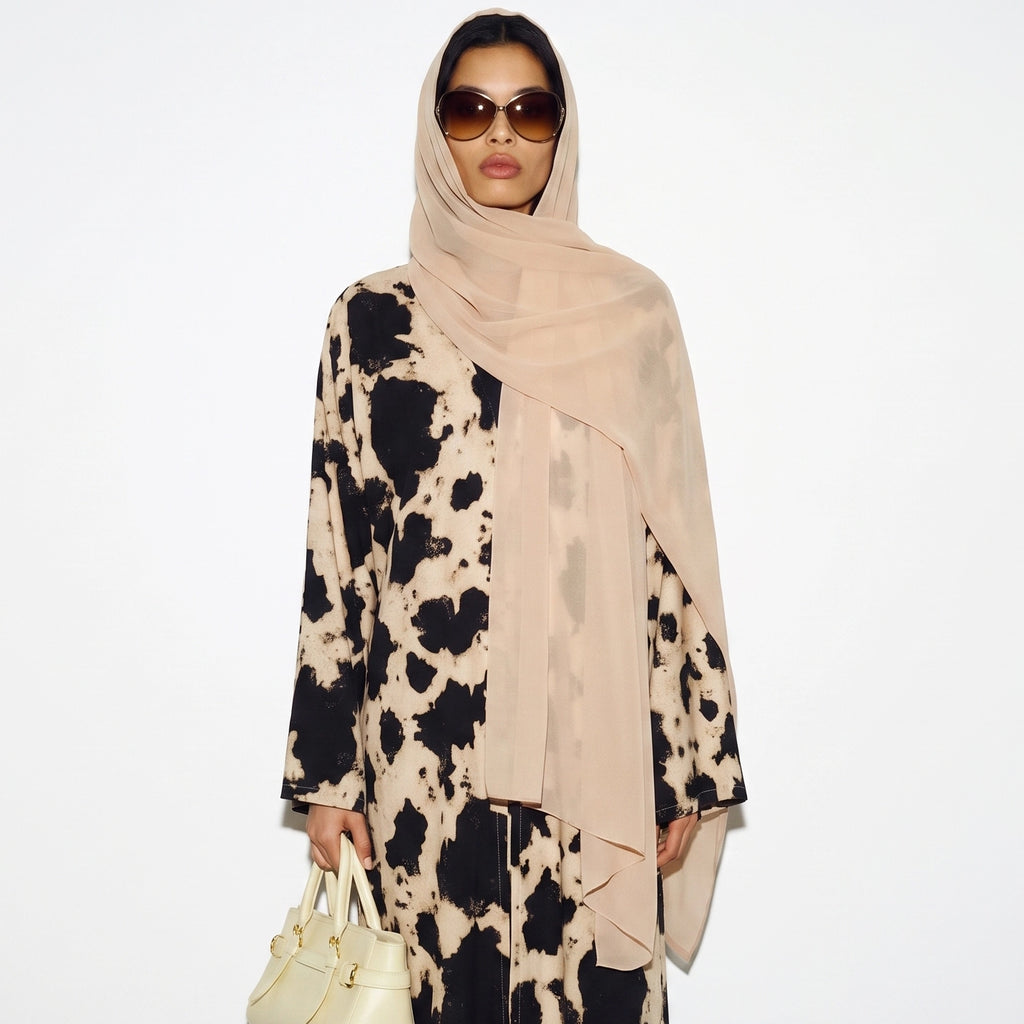 Cowhide Abaya