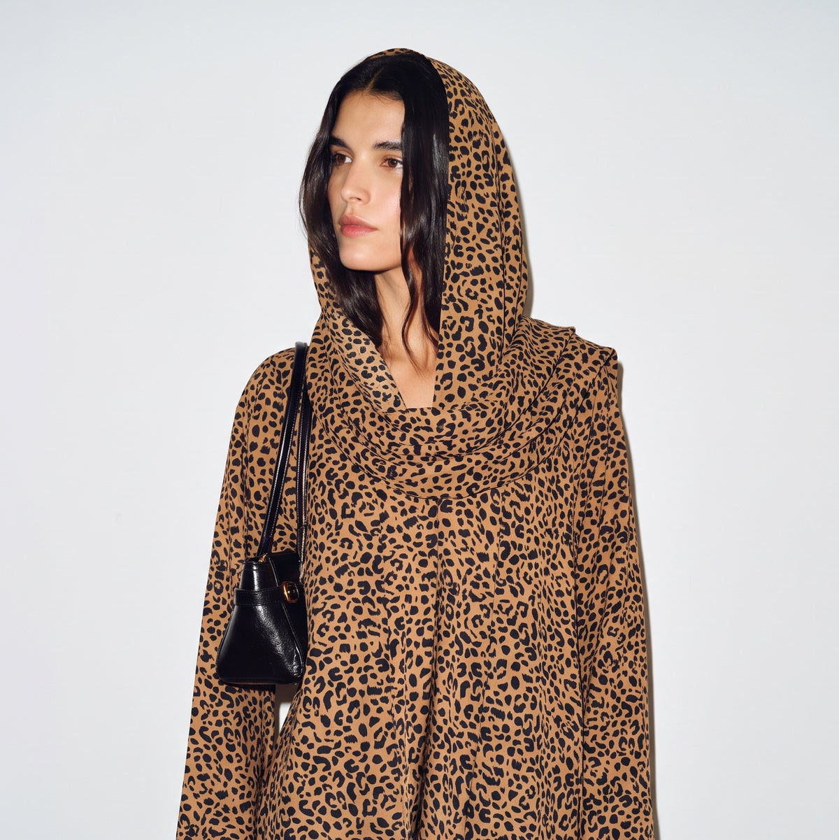 Caramel Leopard Abaya