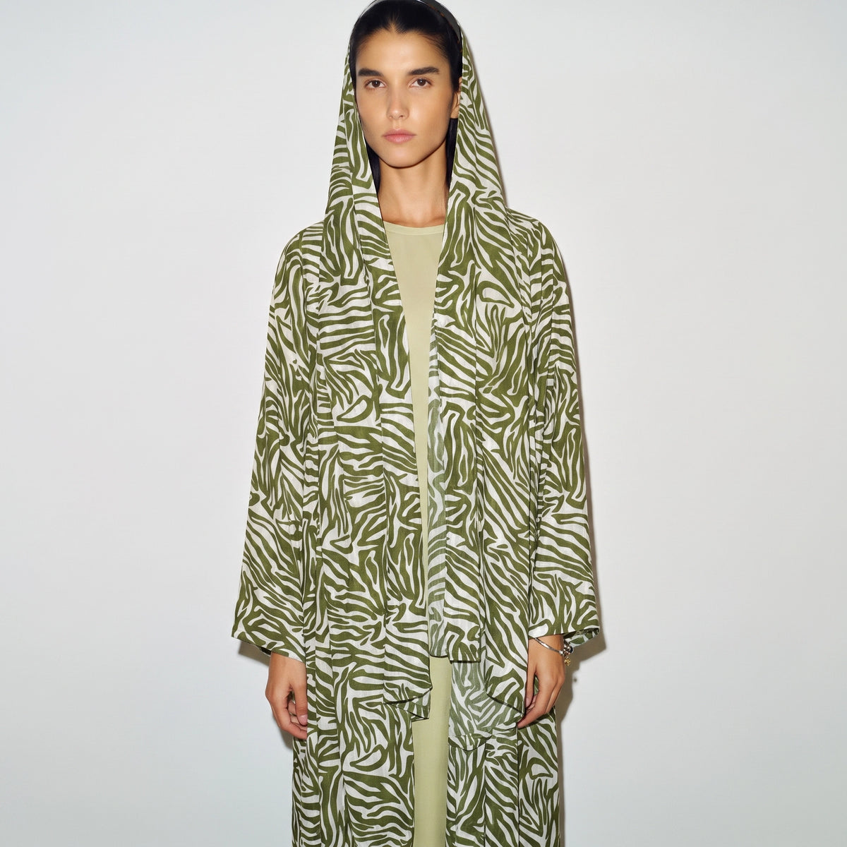 Zebra Moss Abaya
