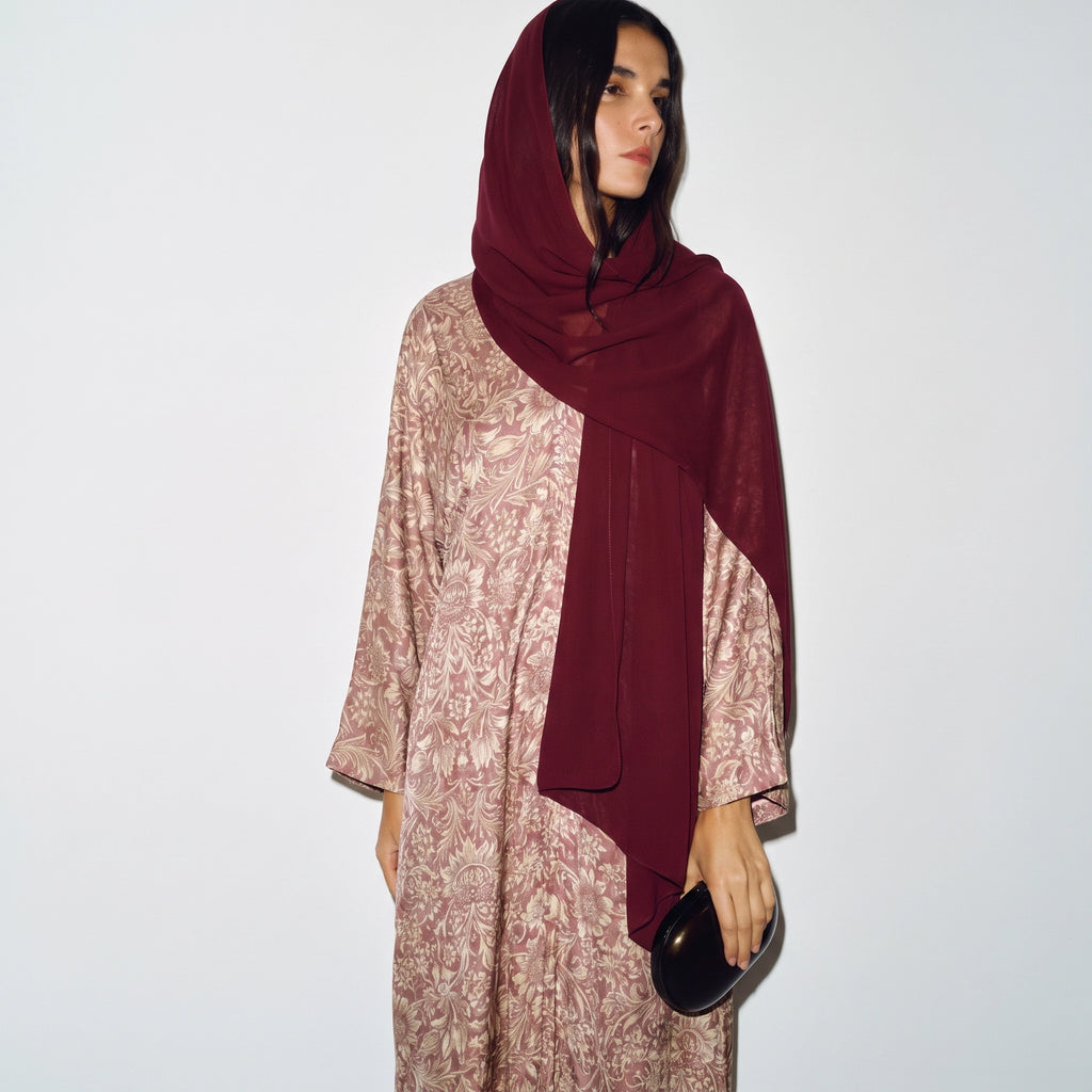 Merlot Tapestry Abaya