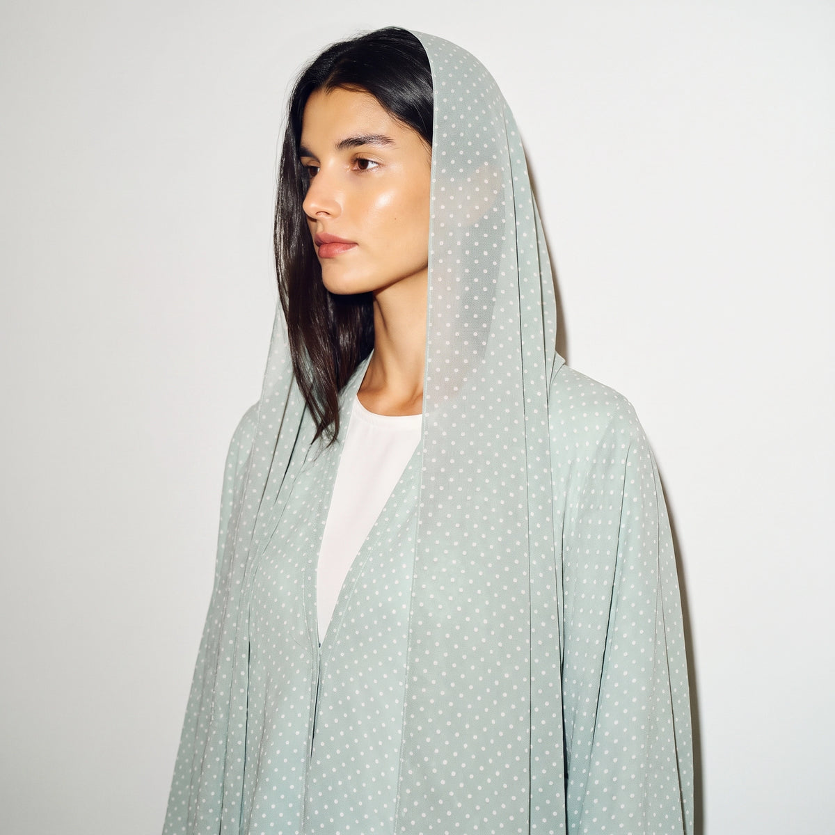 Mint Dot Abaya