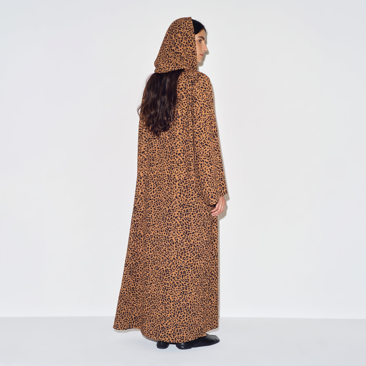 Caramel Leopard Abaya