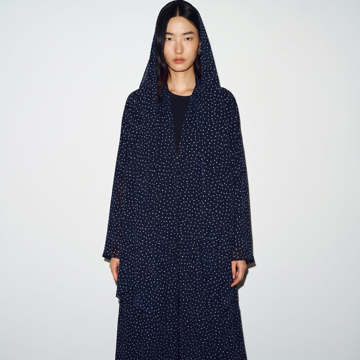 Midnight Dot Abaya