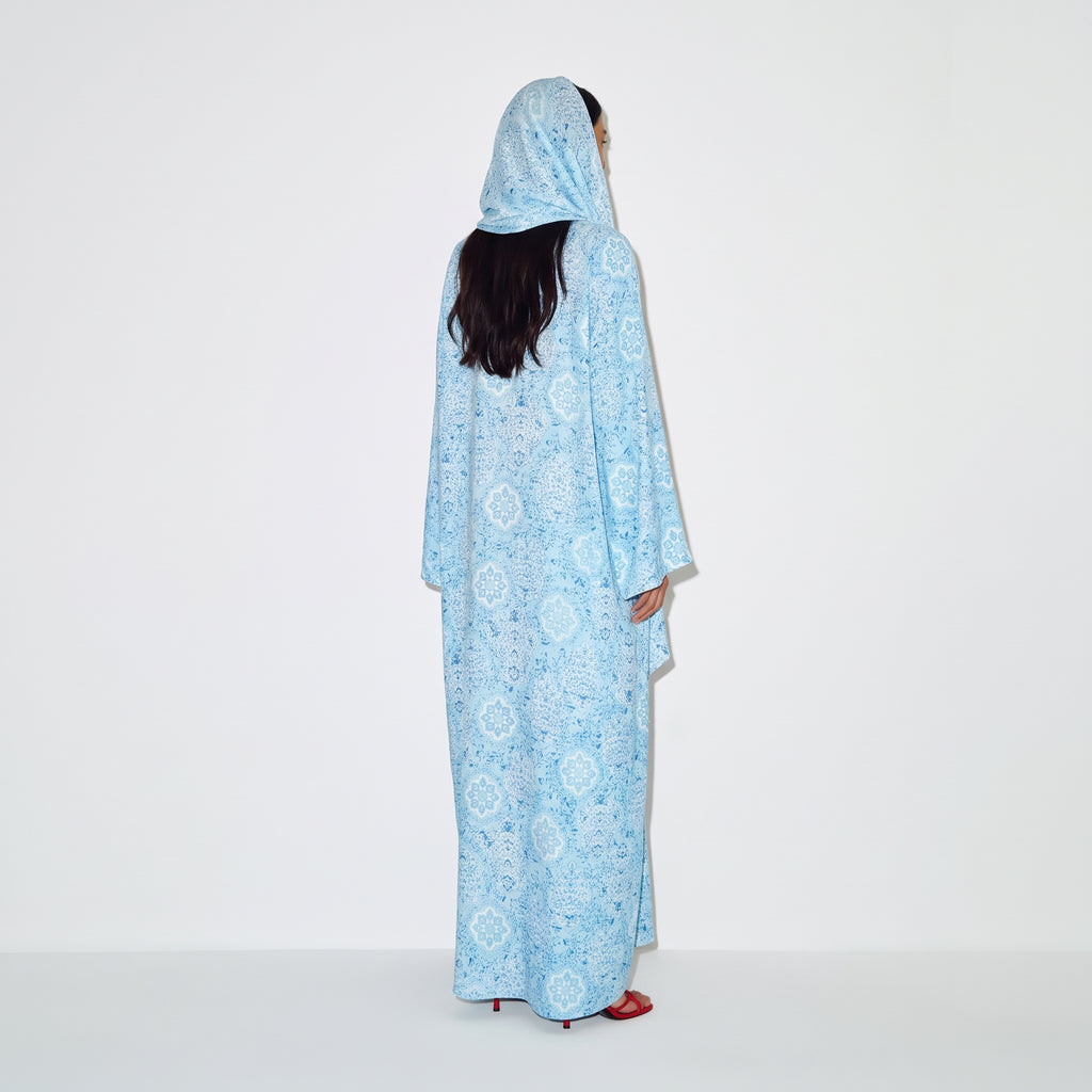 Powder Mosaic Abaya