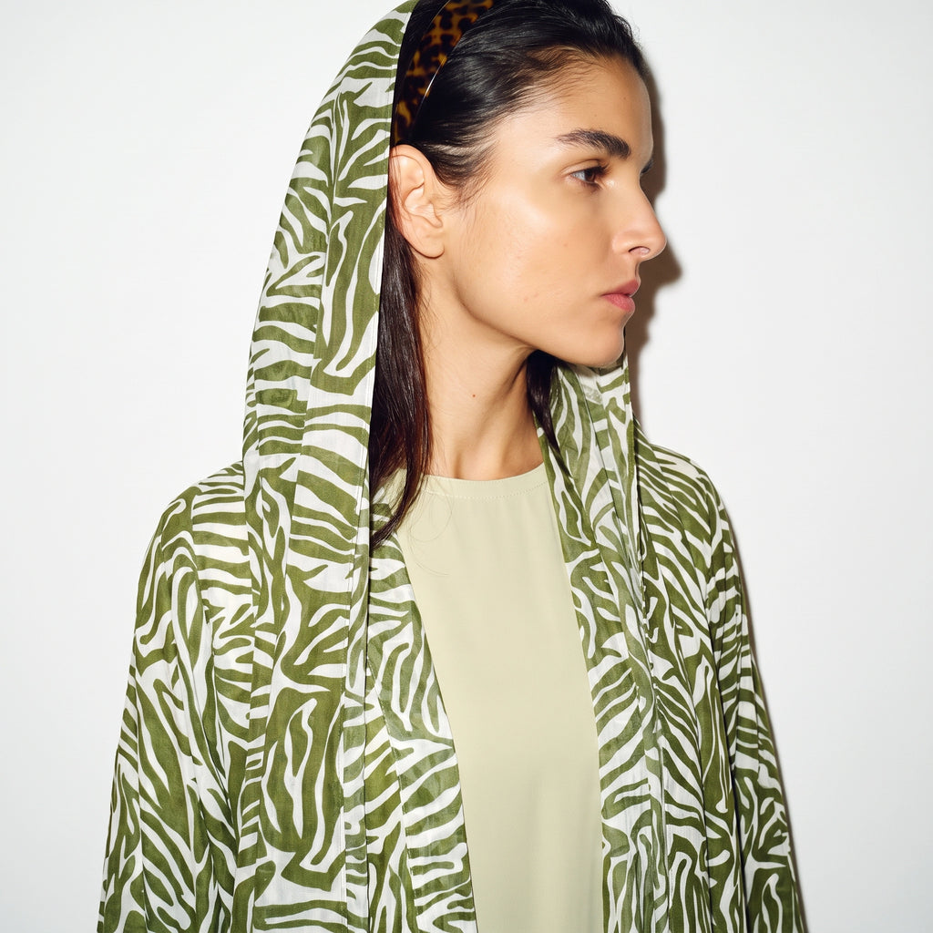 Zebra Moss Abaya