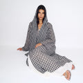 Gingham Print Abaya