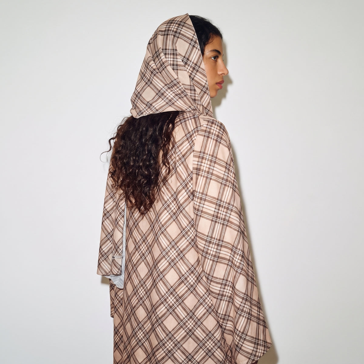 Toffee Plaid Abaya