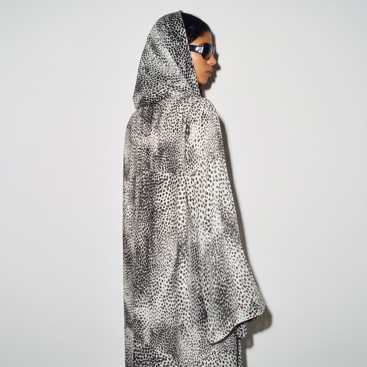 Snow Leopard Abaya