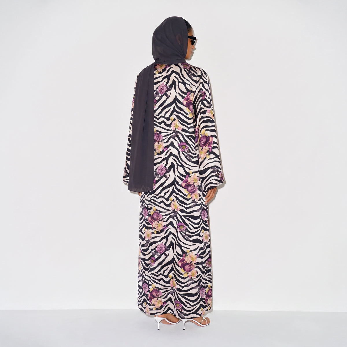 Wildflower Stripe Abaya