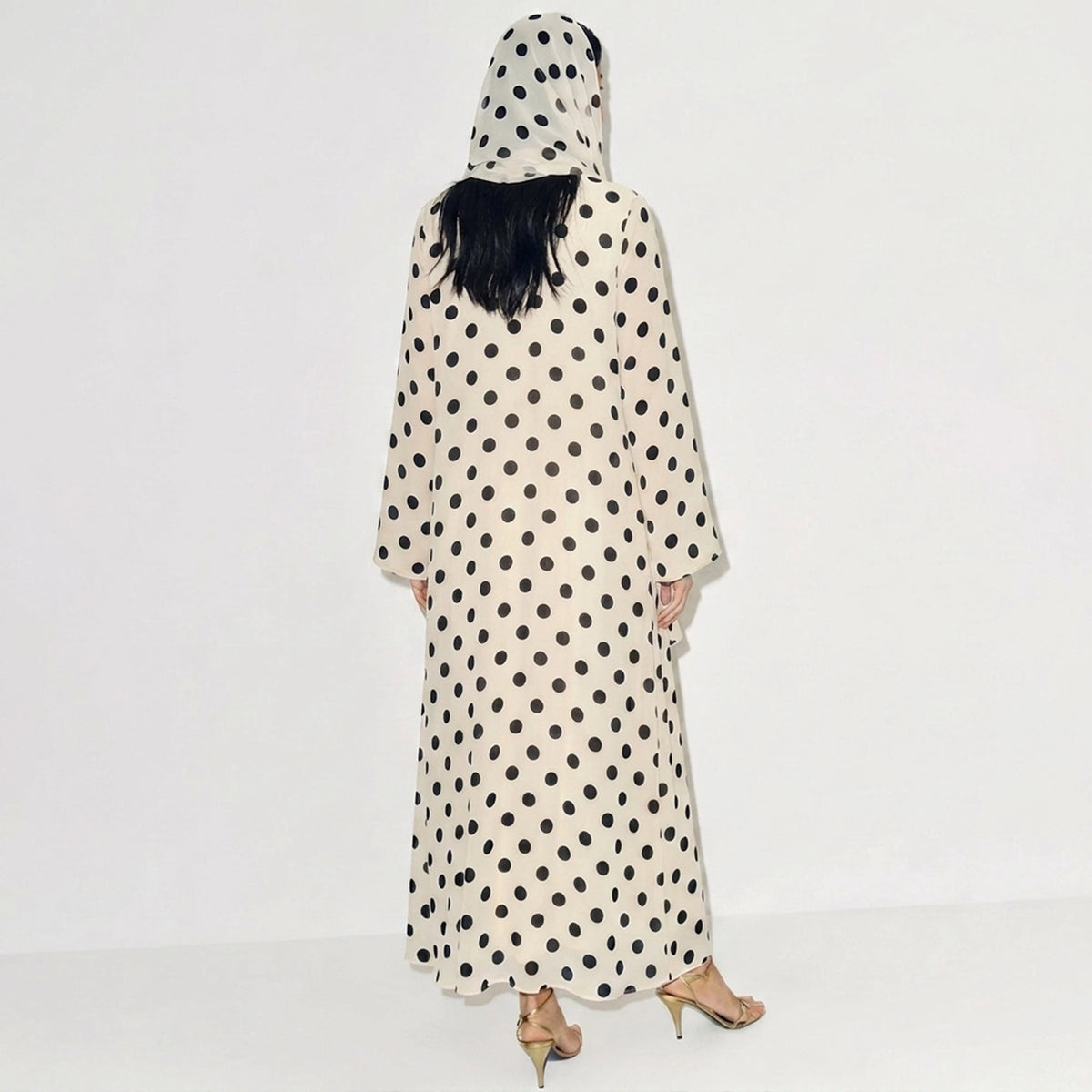 Polka Abaya