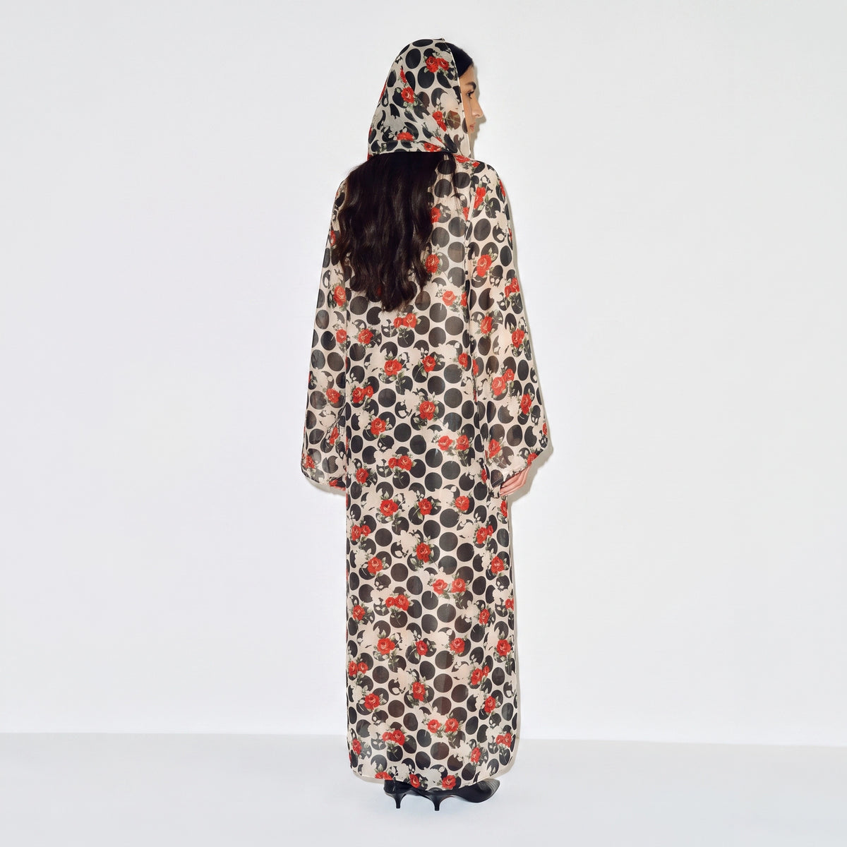 Rose Dot Abaya