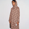 Toffee Plaid Abaya