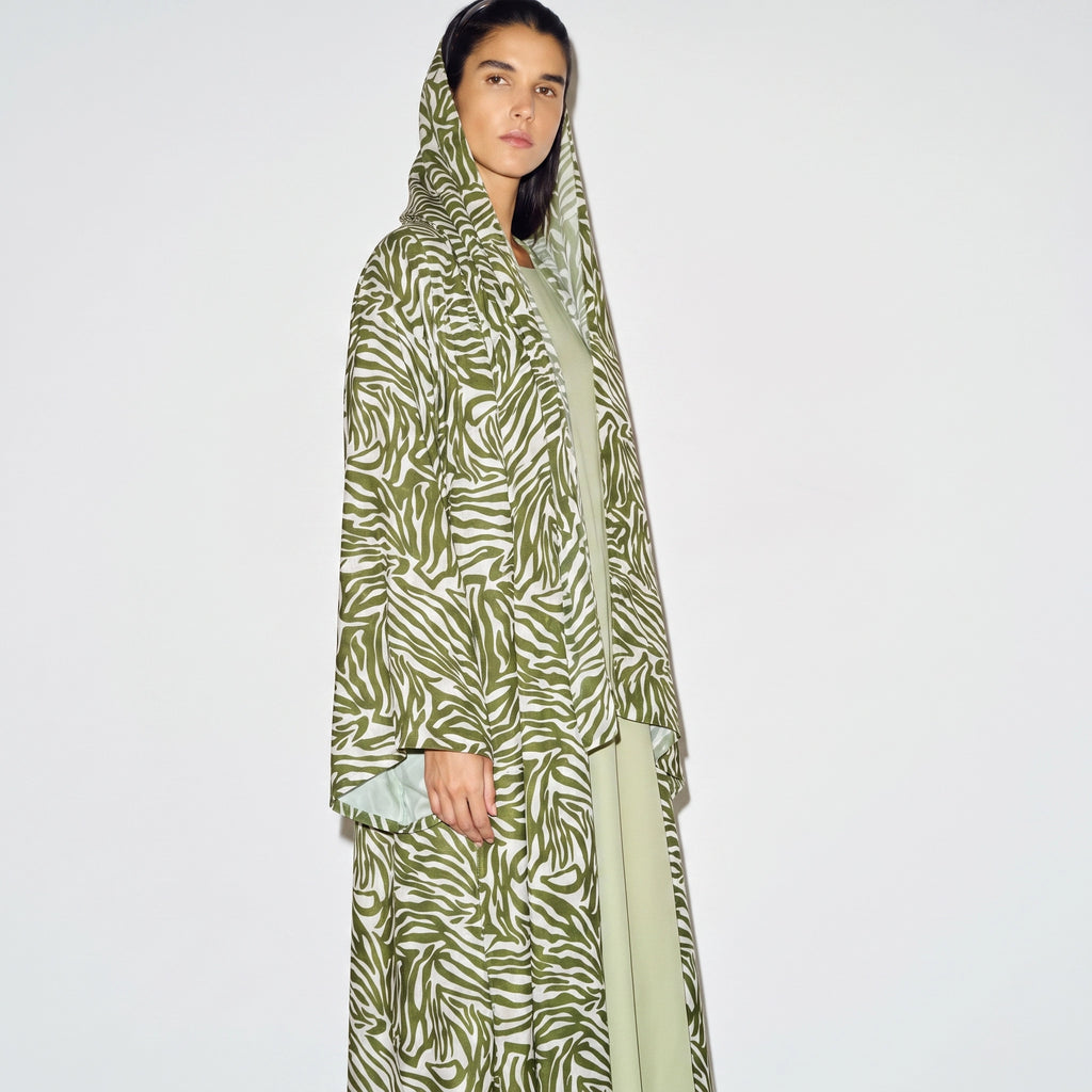 Zebra Moss Abaya