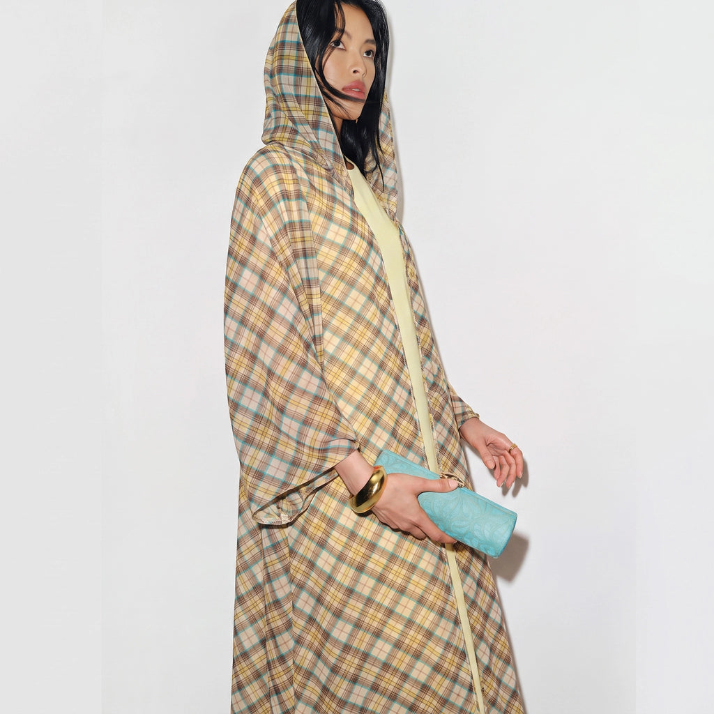Marl Plaid Abaya