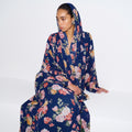 Midnight Bloom Abaya