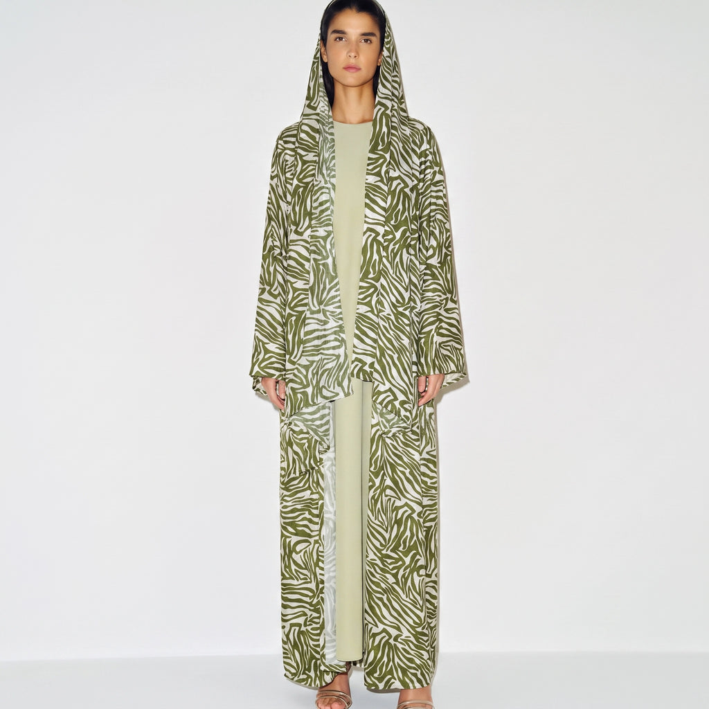 Zebra Moss Abaya