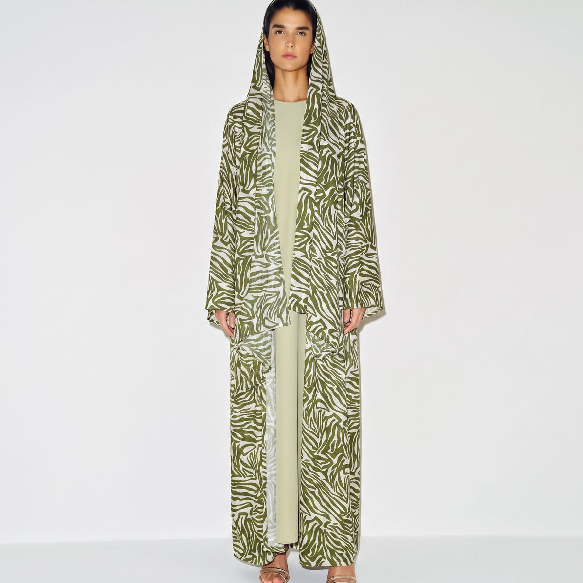 Zebra Moss Abaya