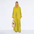 Sunlit Chartreuse Abaya