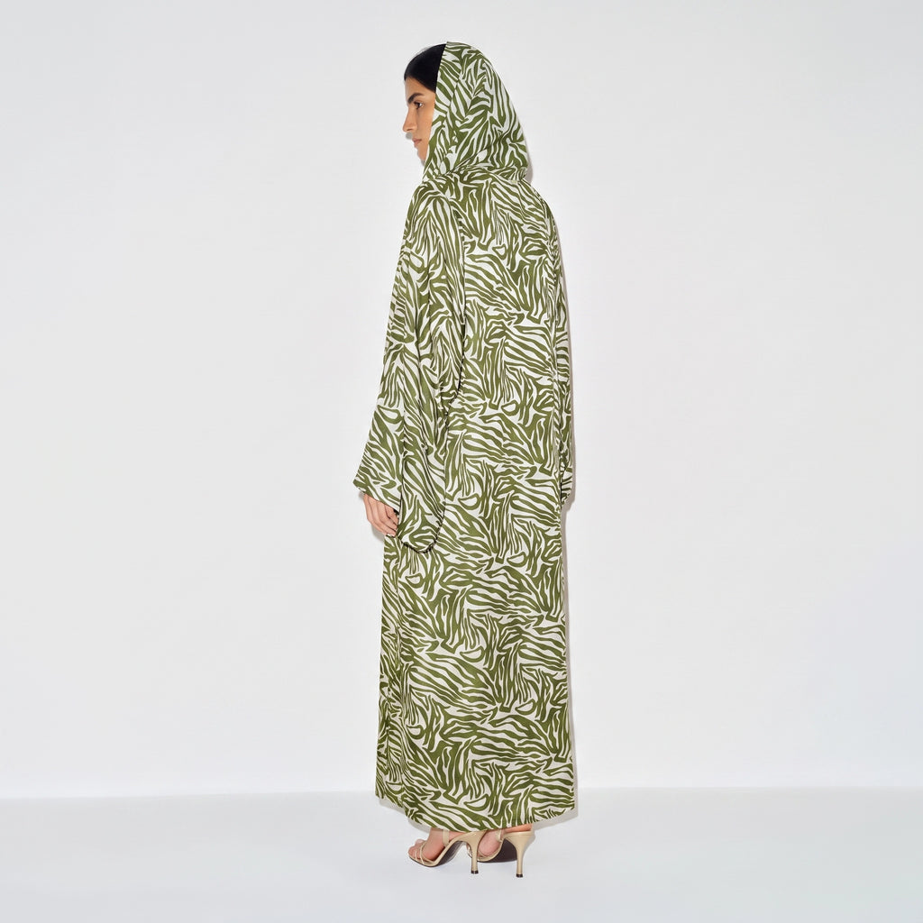 Zebra Moss Abaya