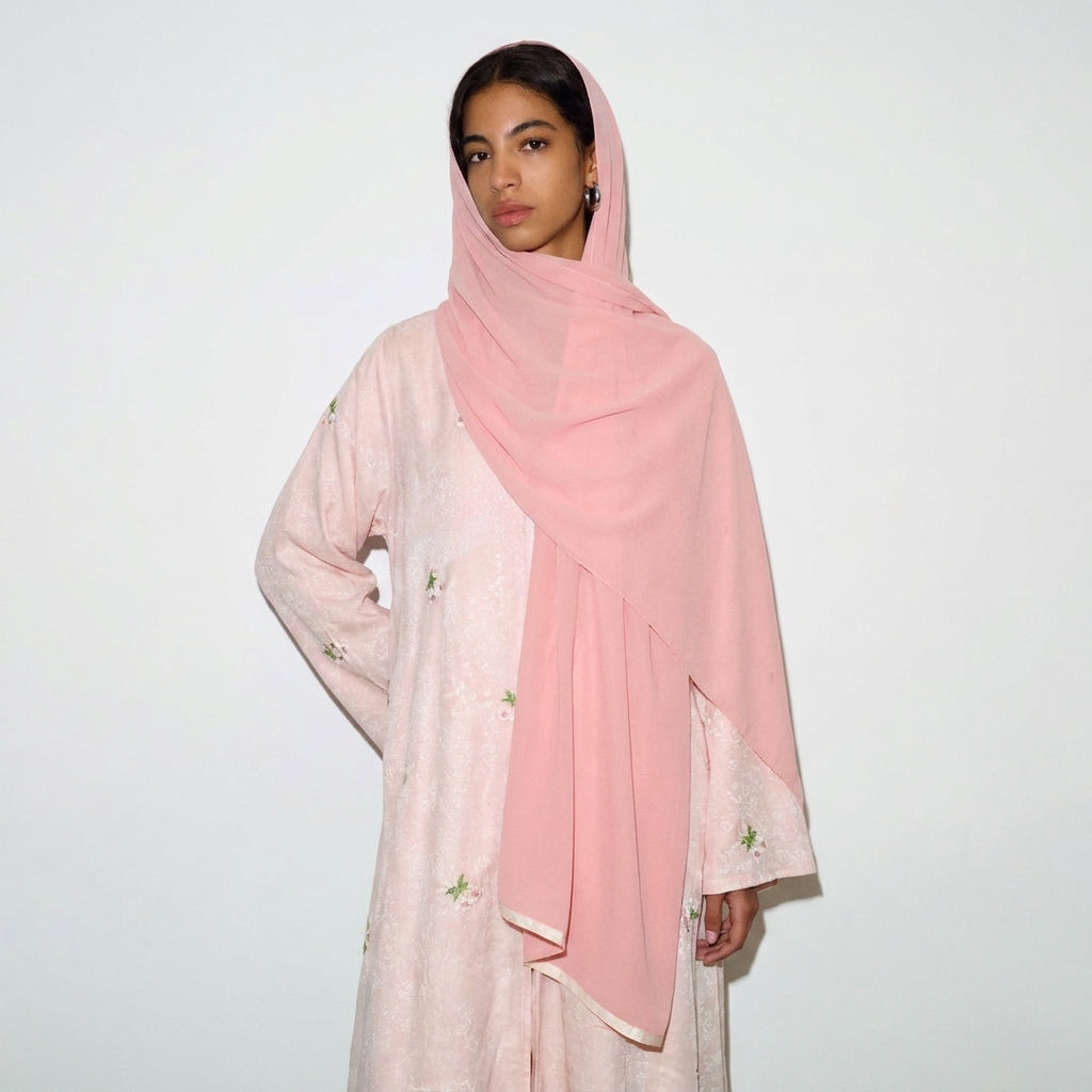Powder Petal Abaya