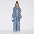 Blueberry Plaid Abaya